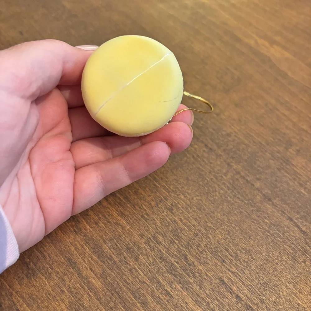 Sur La Table Macaron Lemon Ornament